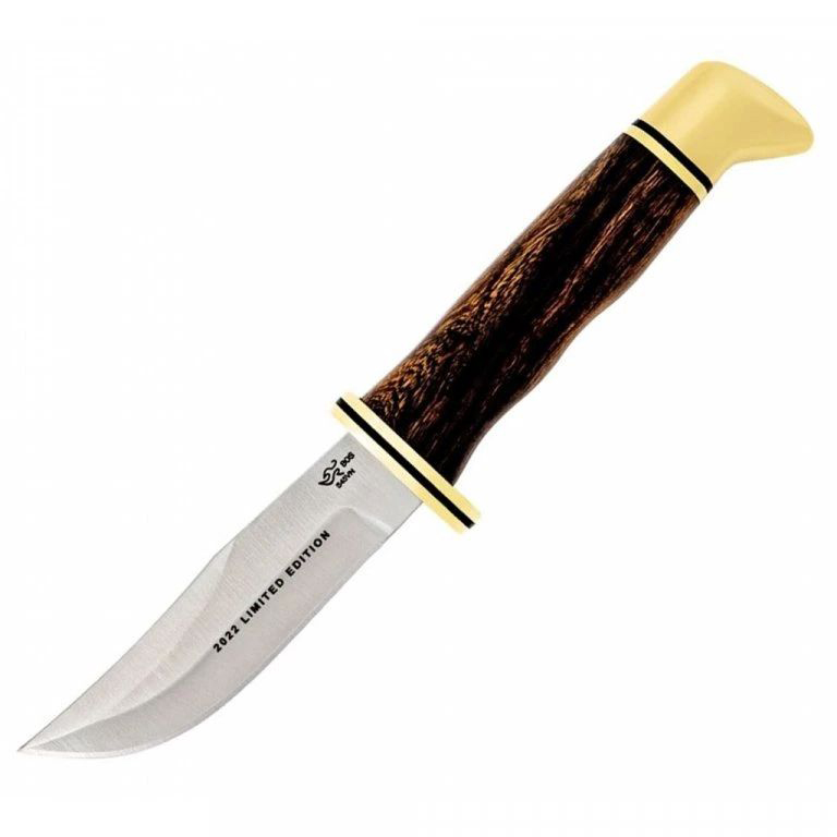 BUCK 0212IWSLE-B Fixed Ranger S45VN钢 沙漠铁木柄 2022年传承收藏限量版 2660