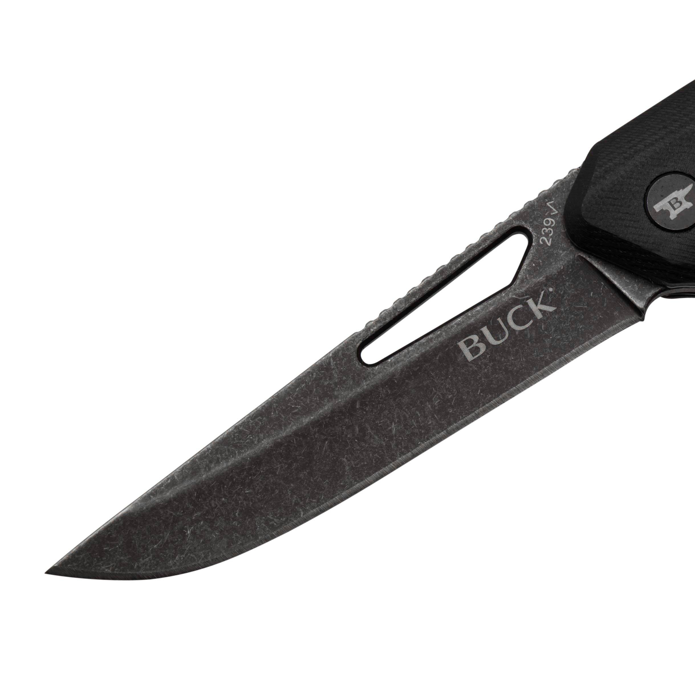 Buck 0239BKS-B Infusion Assisted 7Cr不锈钢 G10柄 黑色 399