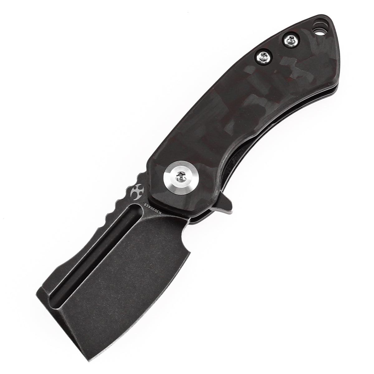 kansept mini korvid S35VN钢 红黑碳纤维 K3030A13 红黑 670