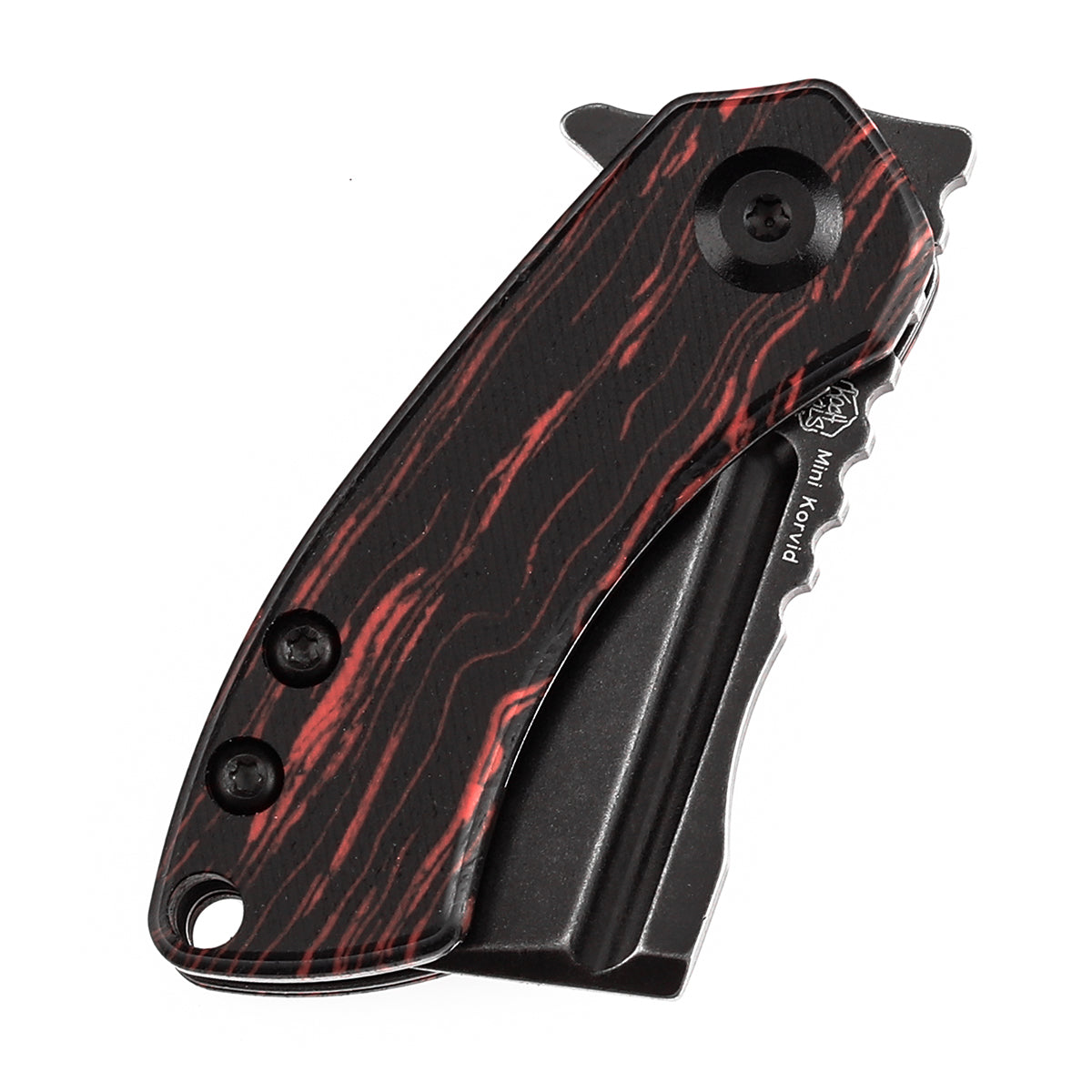 kansept mini korvid S35VN钢 红黑G10 K3030S1 红黑 627