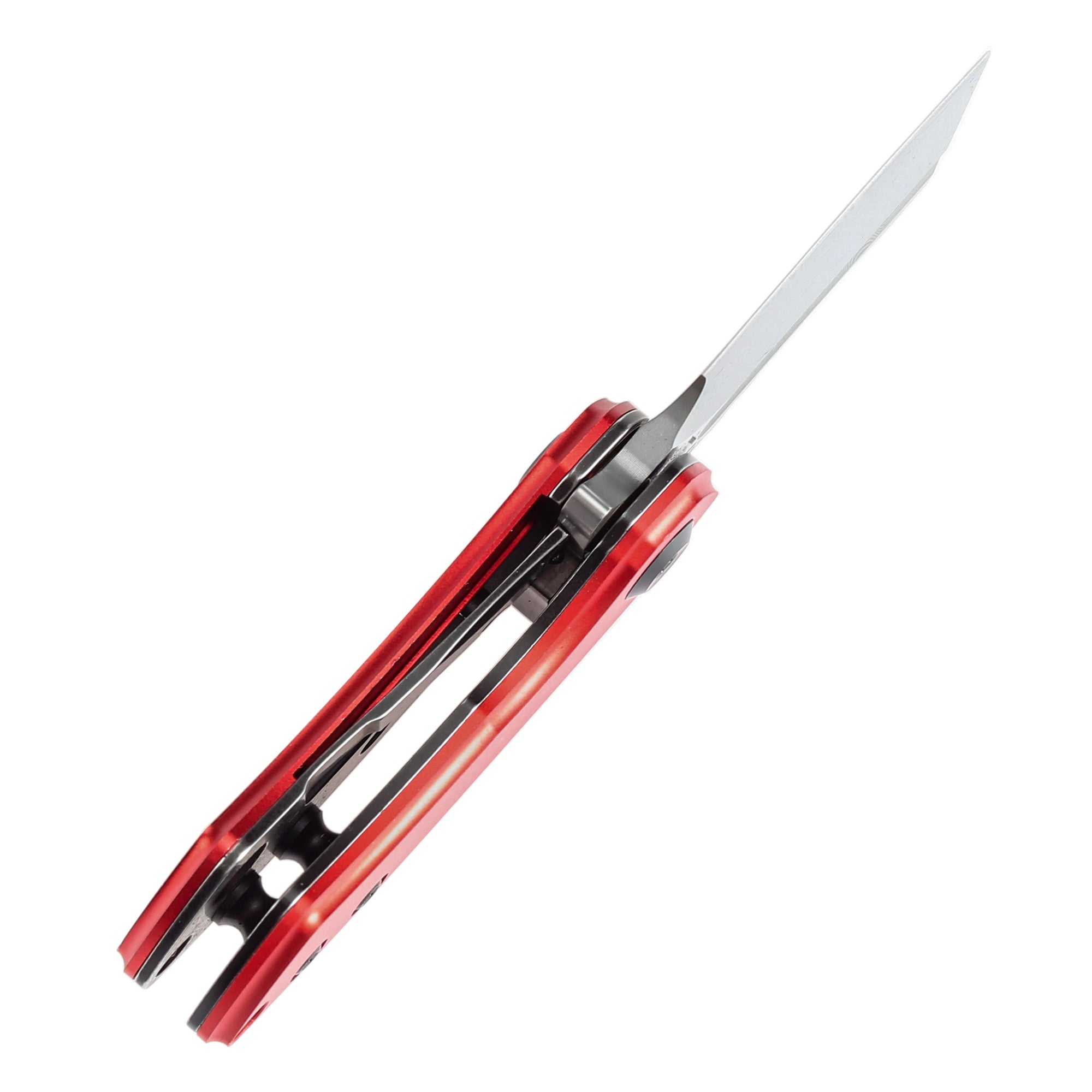 kansept mini korvid 大马士革钢 铝合金柄 T3030P2 红色 559