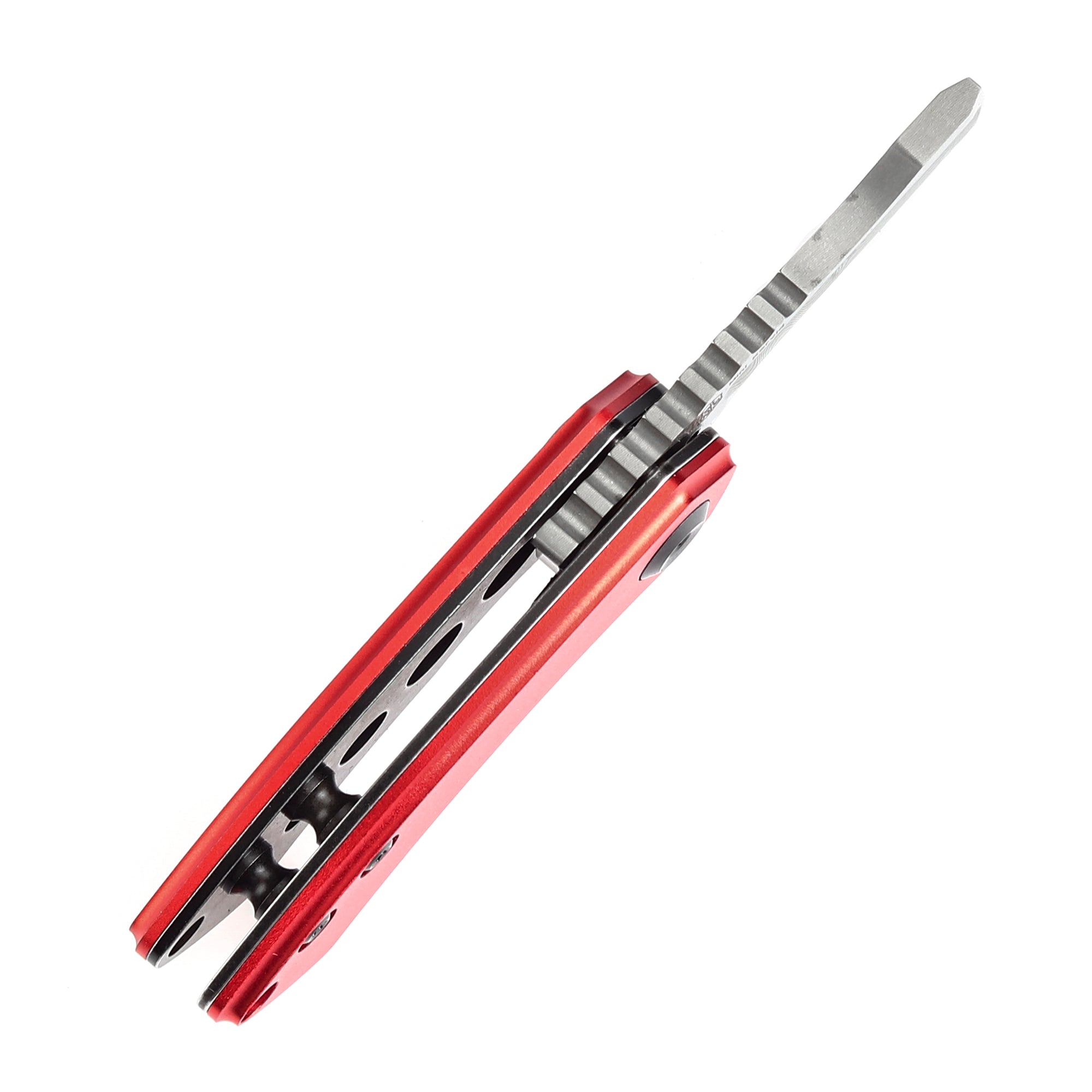 kansept mini korvid 大马士革钢 铝合金柄 T3030P2 红色 559