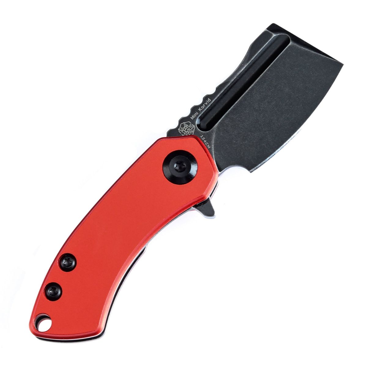 kansept mini korvid 154CM钢 铝合金柄 T3030P3 红色 430
