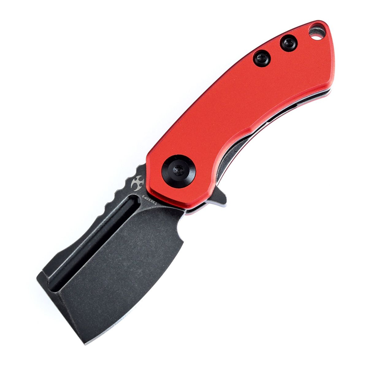 kansept mini korvid 154CM钢 铝合金柄 T3030P3 红色 430