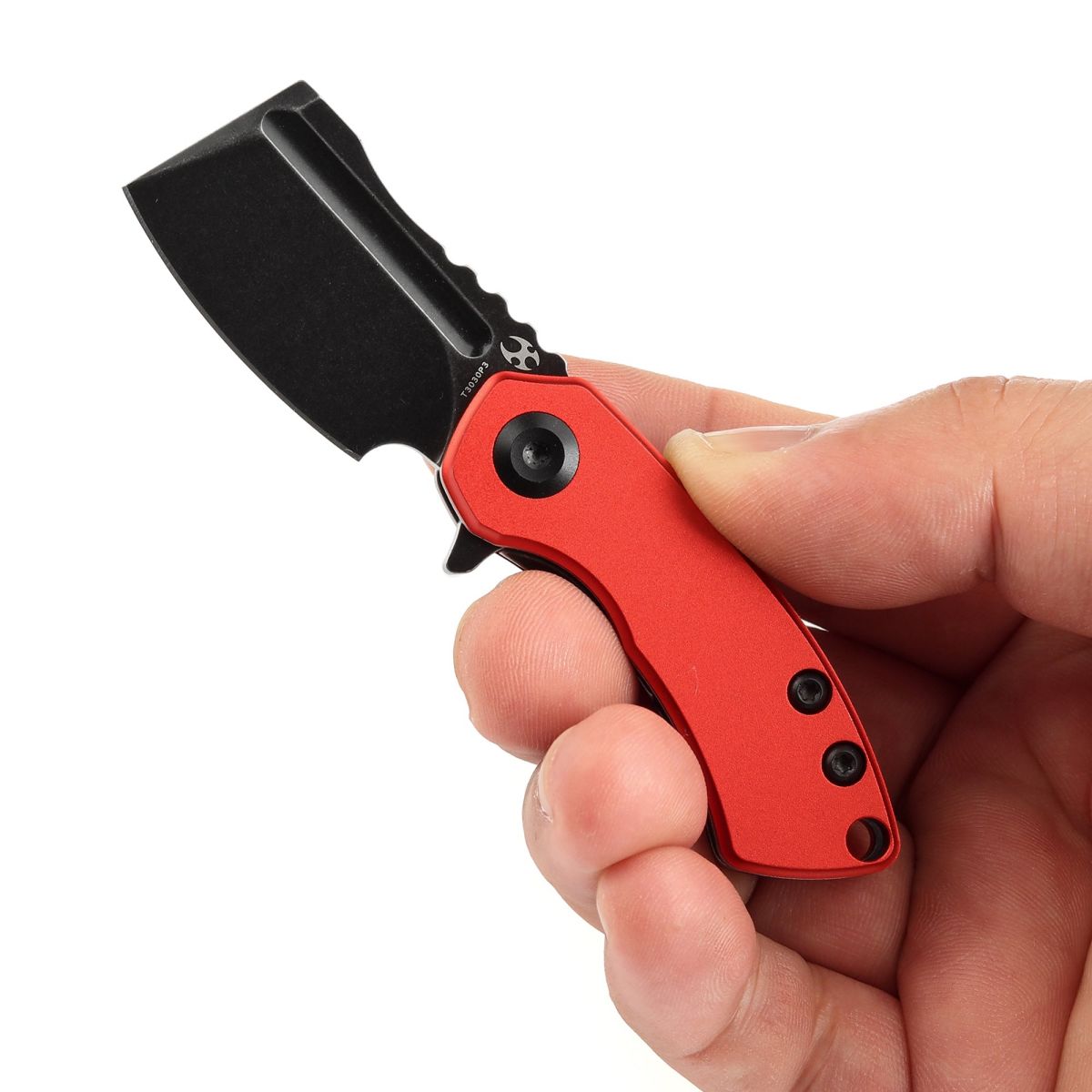 kansept mini korvid 154CM钢 铝合金柄 T3030P3 红色 430
