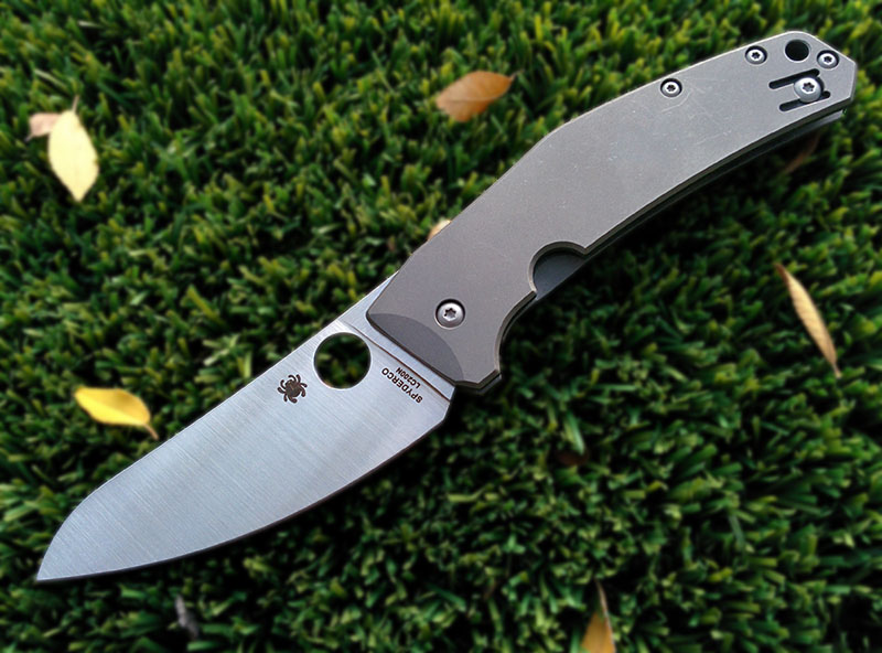 Spyderco Slysz Spydie Chef LC200N钢 钛柄 C211TIP 2000