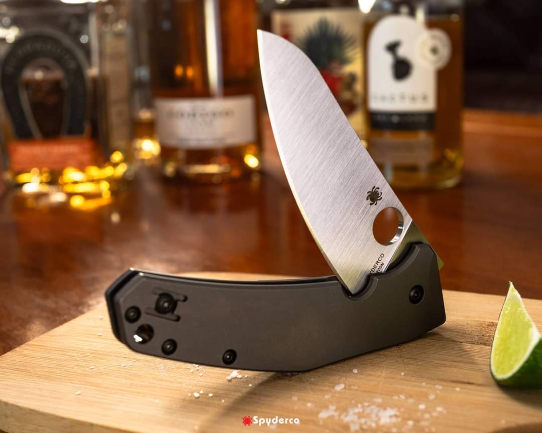 Spyderco Slysz Spydie Chef LC200N钢 钛柄 C211TIP 2000