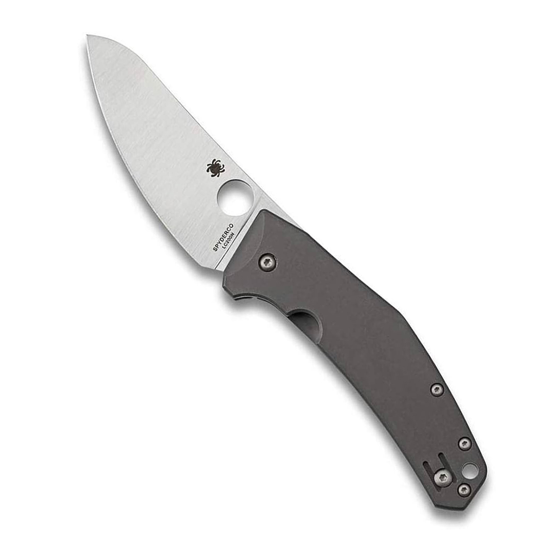 Spyderco Slysz Spydie Chef LC200N钢 钛柄 C211TIP 2000
