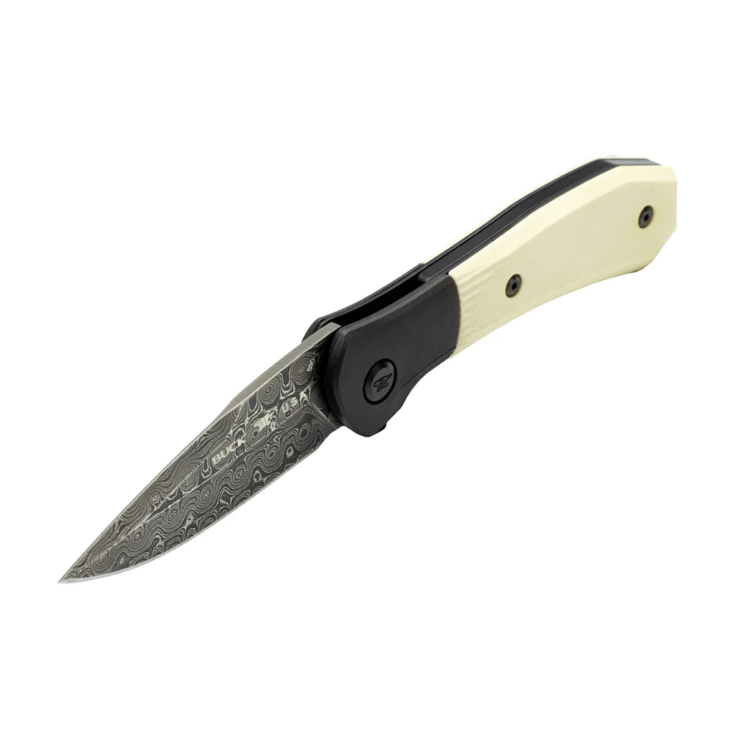 Buck 0590IVSLE-B Paradigm 大马士革钢 G10柄 象牙色 4488