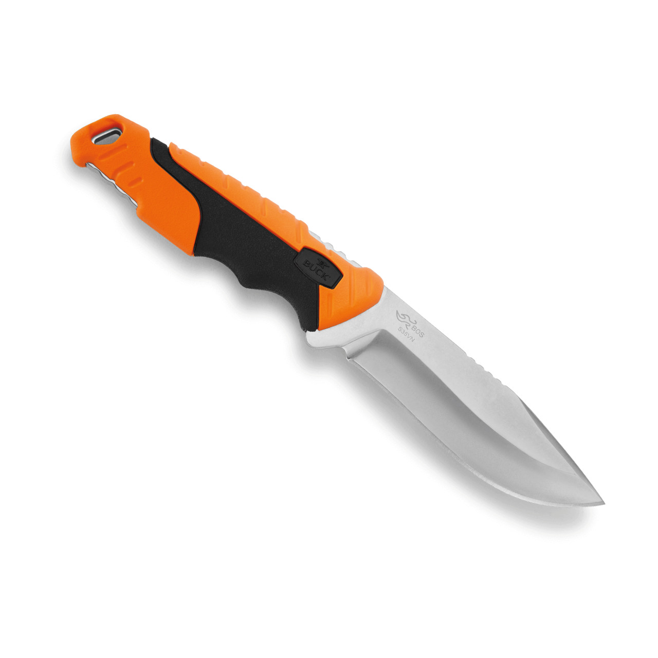 Buck 0656ORS-B Pursuit Pro S35VN 玻璃填充尼龙柄 橙色 925