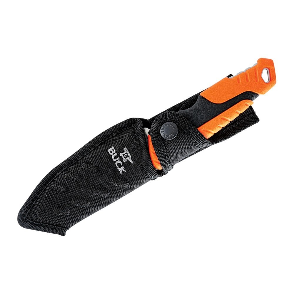 Buck 0656ORS-B Pursuit Pro S35VN 玻璃填充尼龙柄 橙色 925