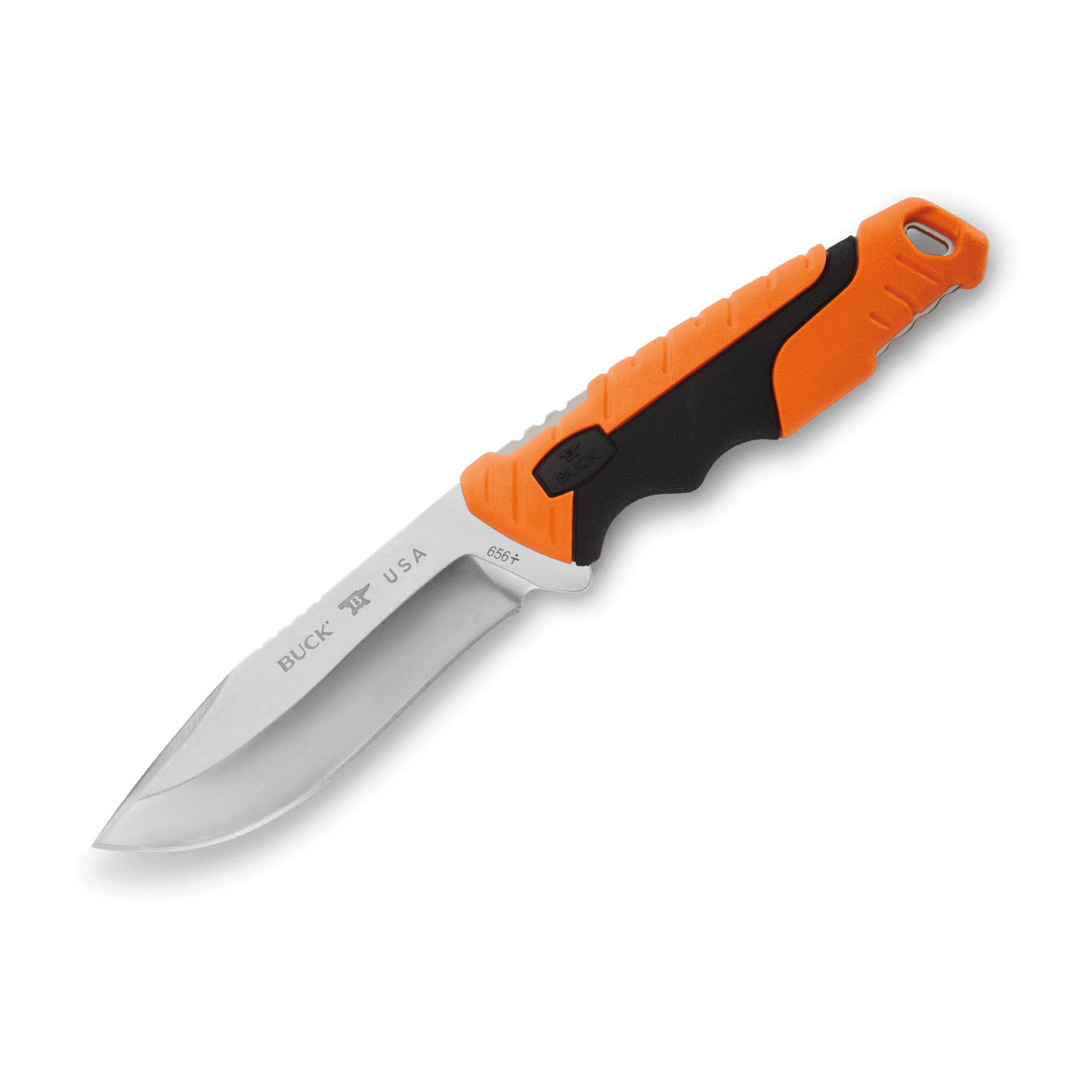 Buck 0656ORS-B Pursuit Pro S35VN 玻璃填充尼龙柄 橙色 925
