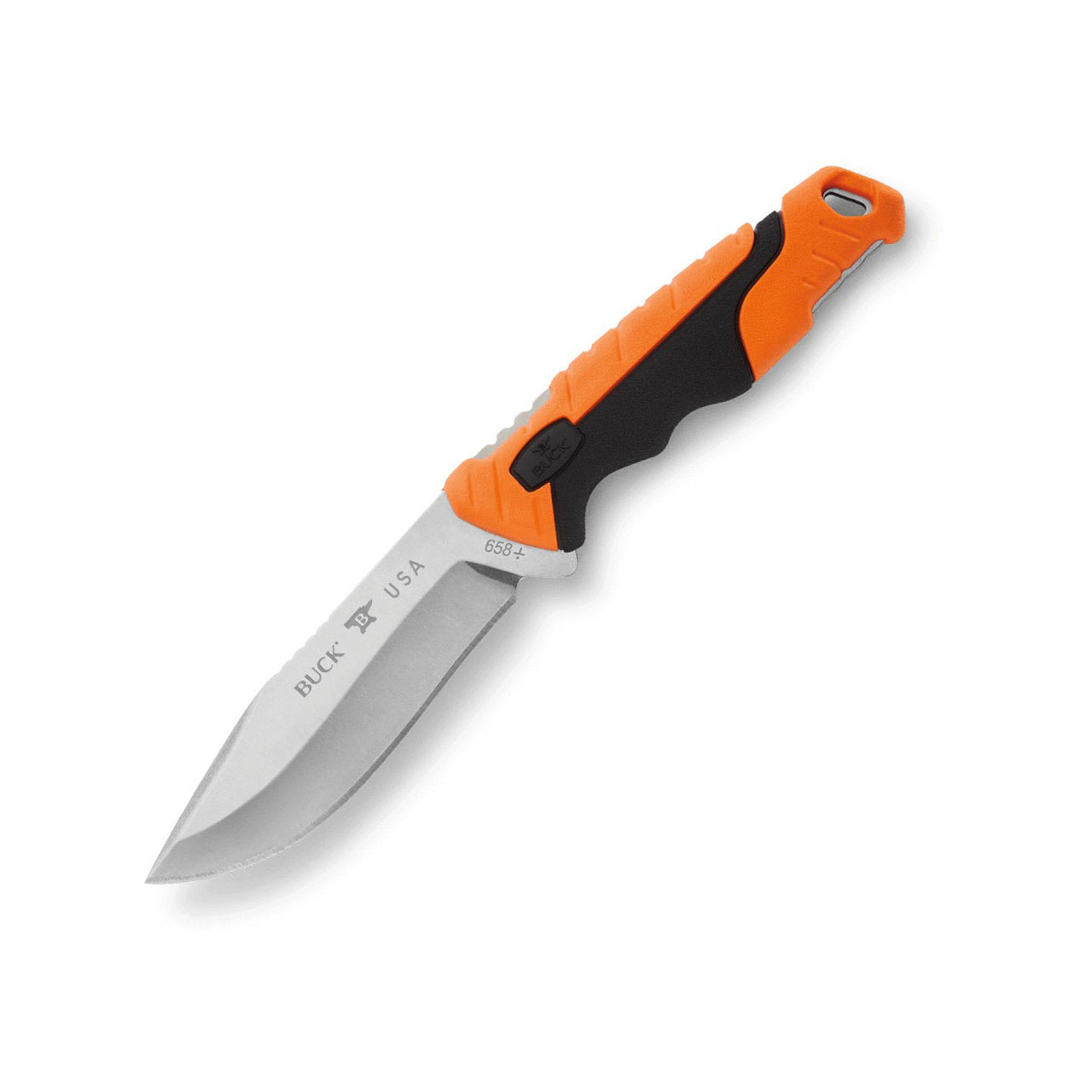 Buck 0658ORS-B Pursuit Pro S35VN 玻璃填充尼龙柄 橙色 770
