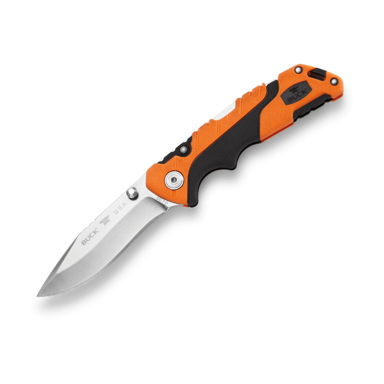 Buck 0661ORS-B Pursuit Pro S35VN 玻璃填充尼龙 橙色 720