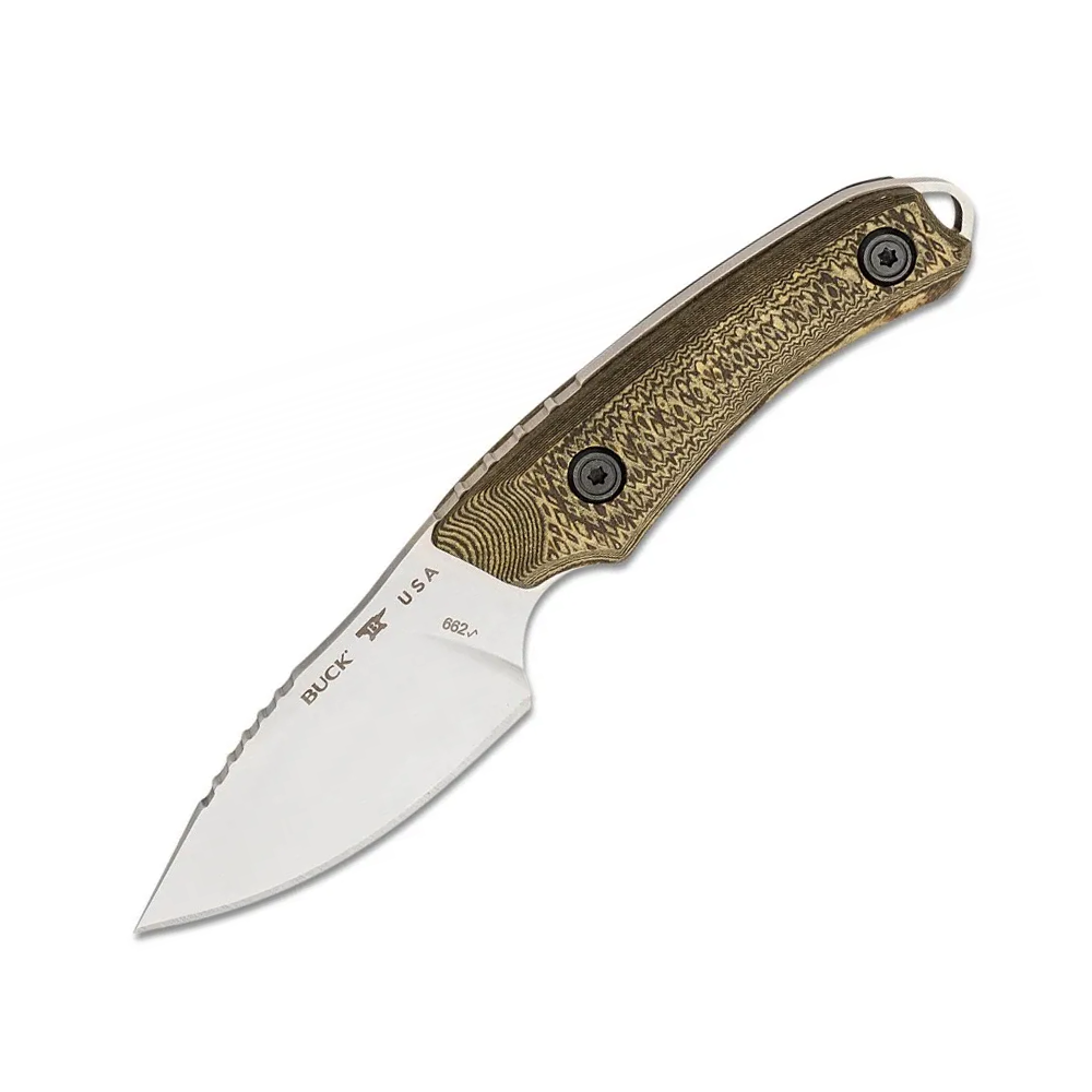 Buck 0662BRS-B Alpha Scout S35VN 不锈钢 Richlite 棕色 1440