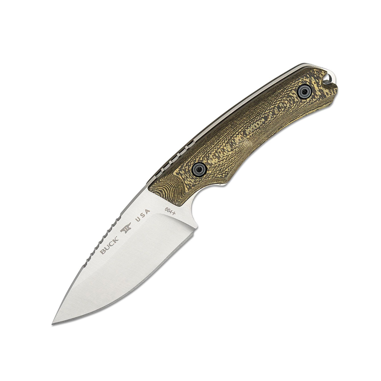 Buck 0664BRS-B Alpha CPM-S35VN 不锈钢 Dymalux 棕色 1599