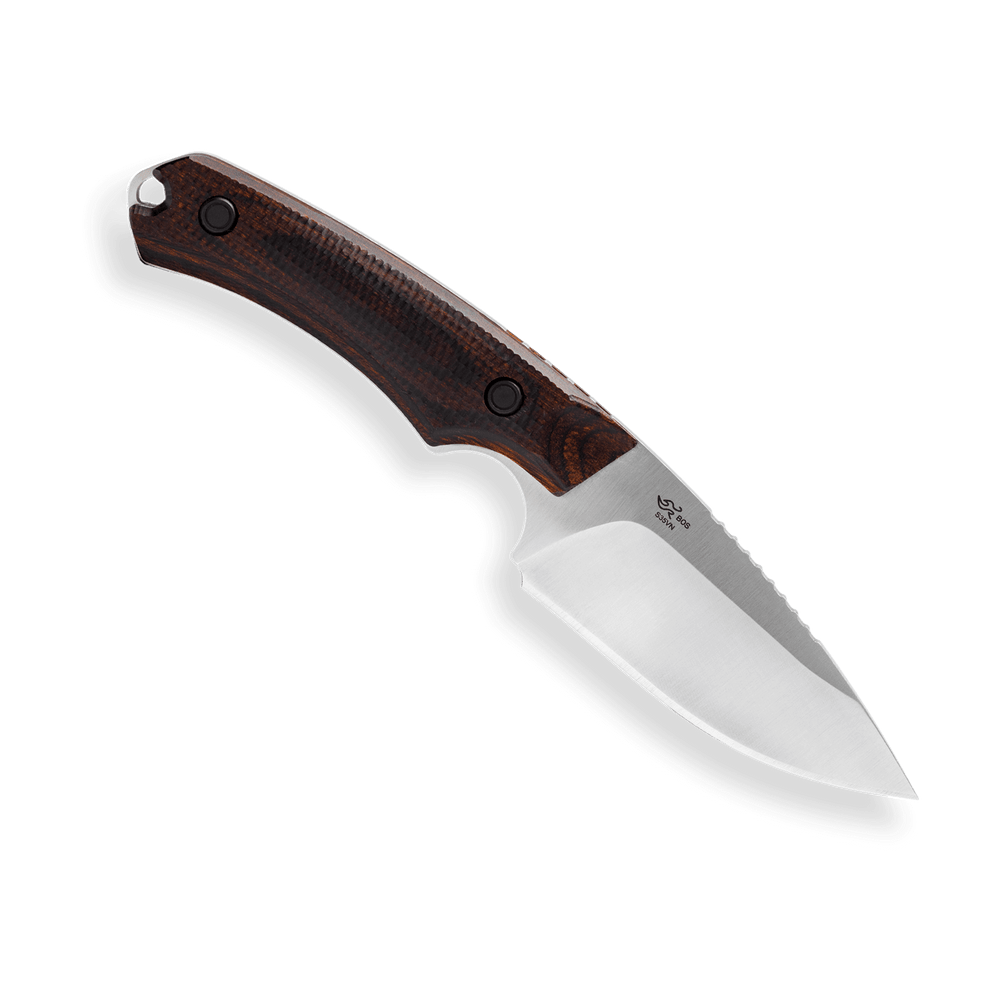 Buck 0664WAS-B Alpha Hunter CPM-S35VN 不锈钢 Dymalux 胡桃木 1599