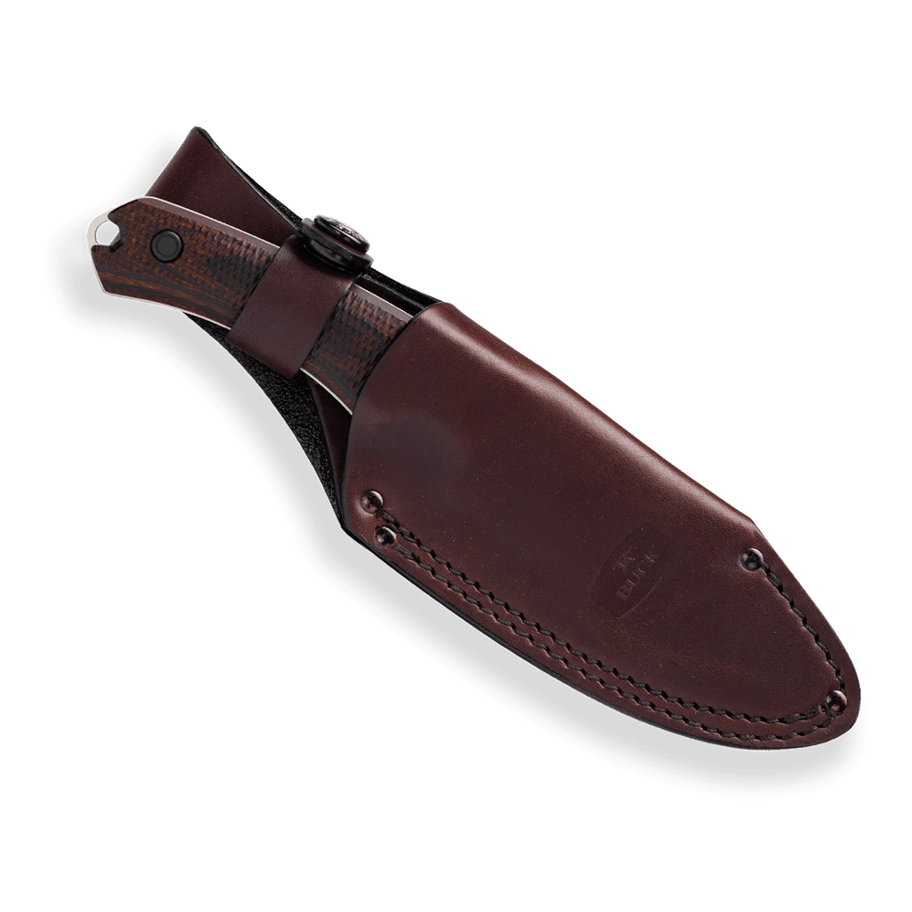 Buck 0664WAS-B Alpha Hunter CPM-S35VN 不锈钢 Dymalux 胡桃木 1599