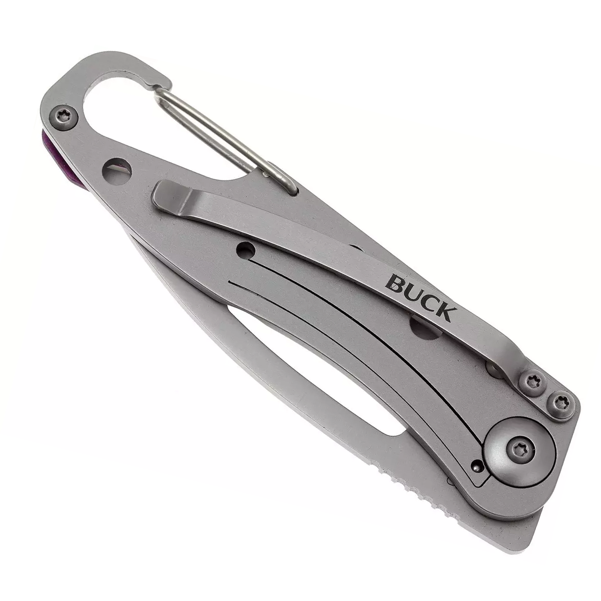 Buck 0818PPS-B Apex 420HC 不锈钢 铝 紫色 260