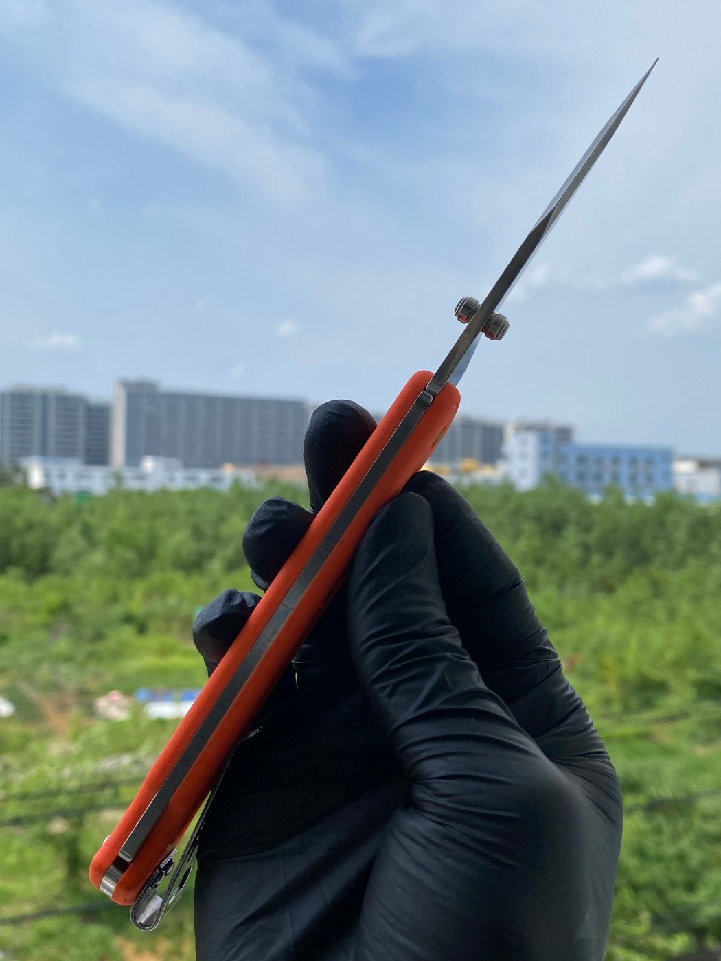 BUCK 0110ORS2-B Slim Hunter 420HC钢 玻璃纤维尼龙柄 橘色 349