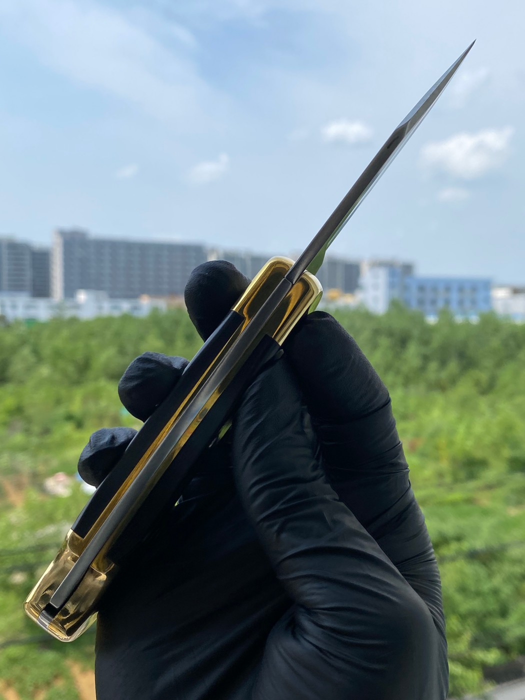 Buck Knives 0112BRS-B Ranger 420HC钢 乌木+黄铜柄 520