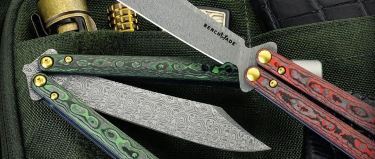 Benchmade Necron 大马士革钢限量版甩刀 99-242