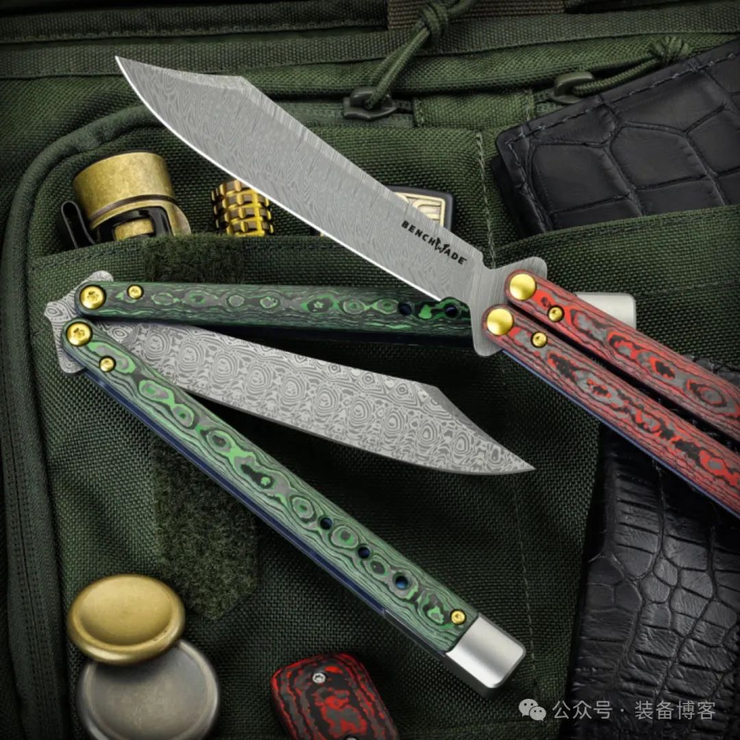Benchmade Necron 大马士革钢限量版甩刀 99-242