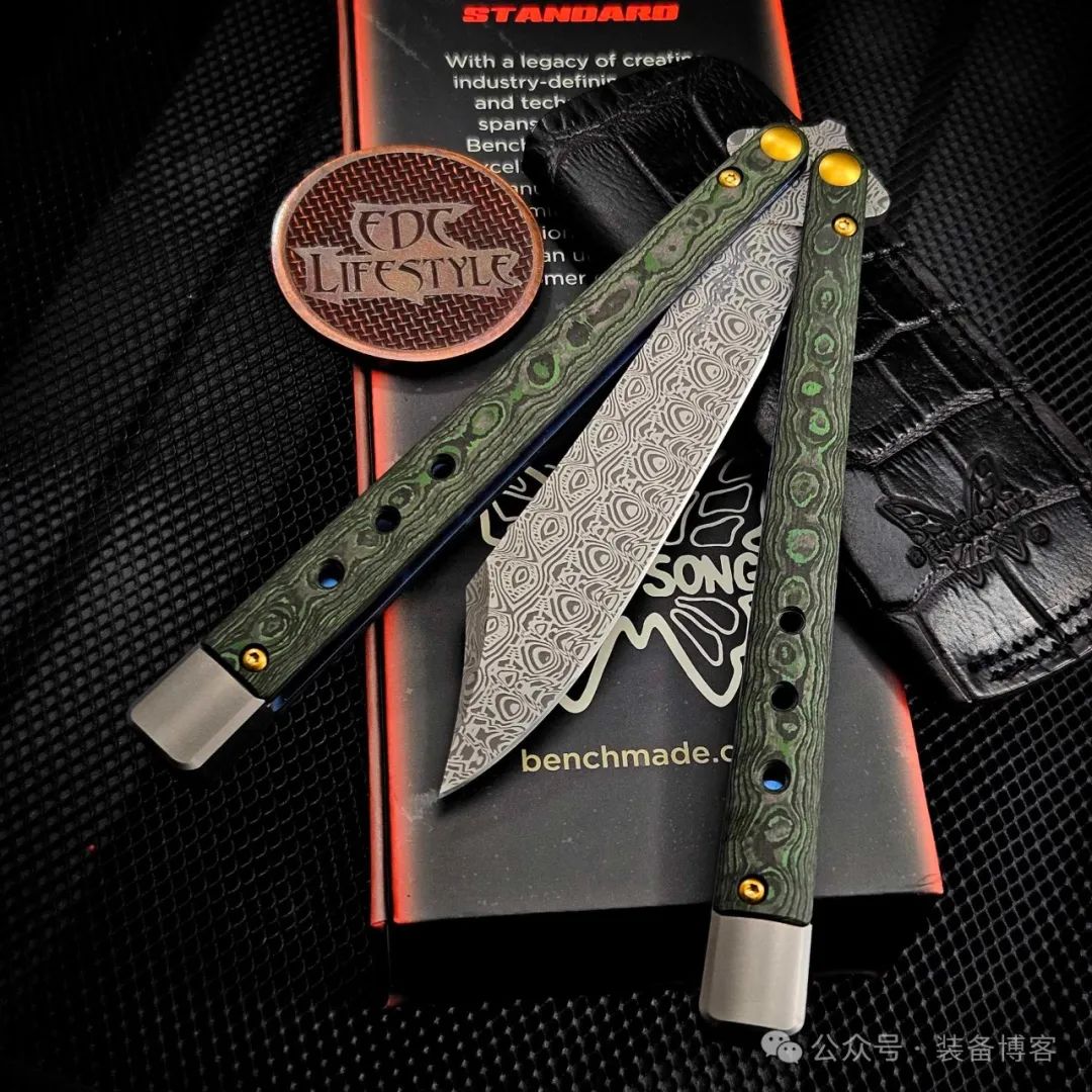 Benchmade Necron 大马士革钢限量版甩刀 99-242