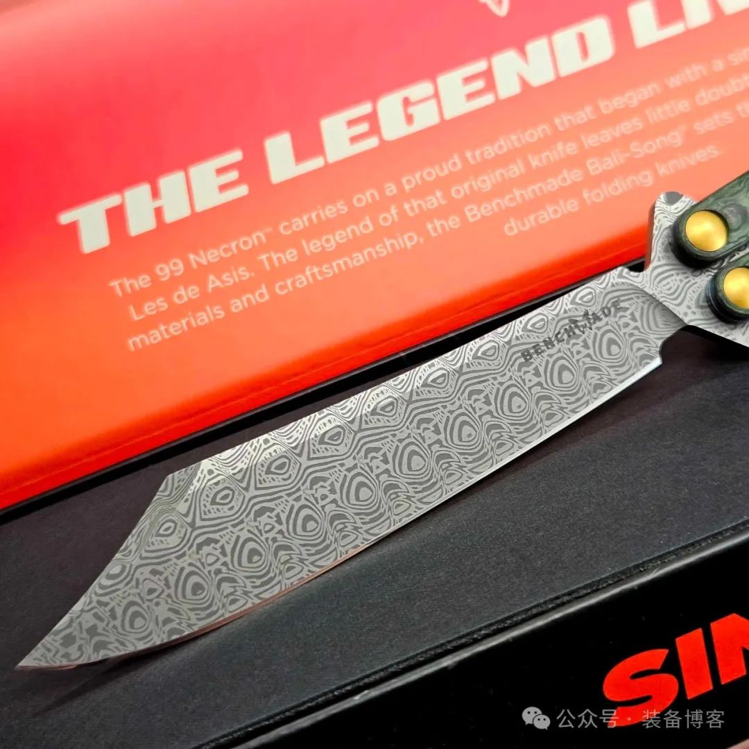 Benchmade Necron 大马士革钢限量版甩刀 99-242
