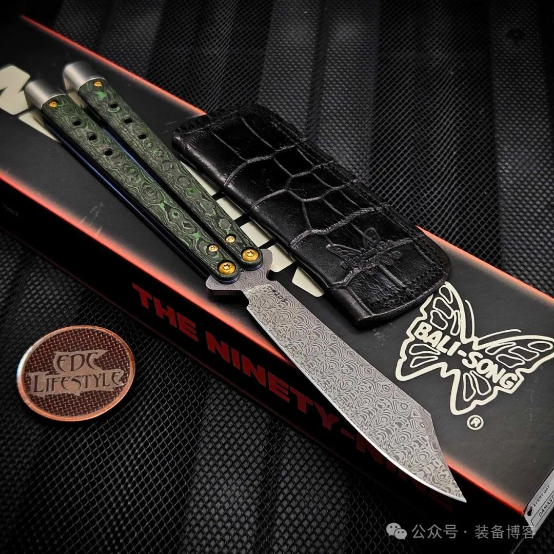 Benchmade Necron 大马士革钢限量版甩刀 99-242