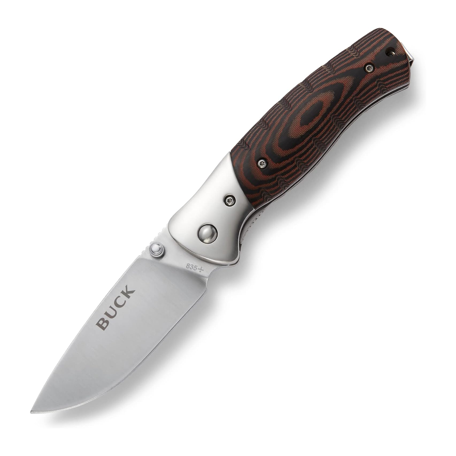Buck 0835BRS-B Selkirk 420HC 不锈钢 米卡塔 棕色 399