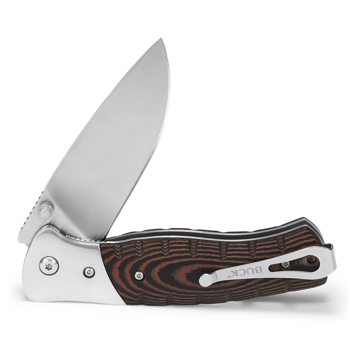 Buck 0835BRS-B Selkirk 420HC 不锈钢 米卡塔 棕色 399