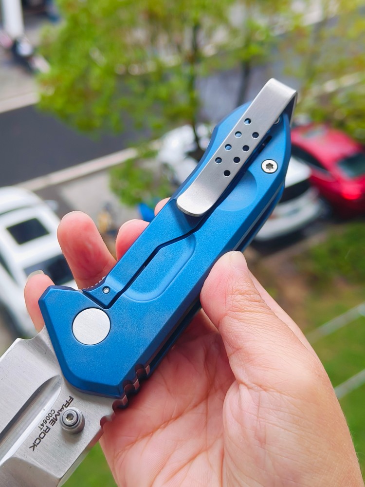 Extrema Ratio Frame N690钢 钛柄 极端武力泰坦 蓝色 3800