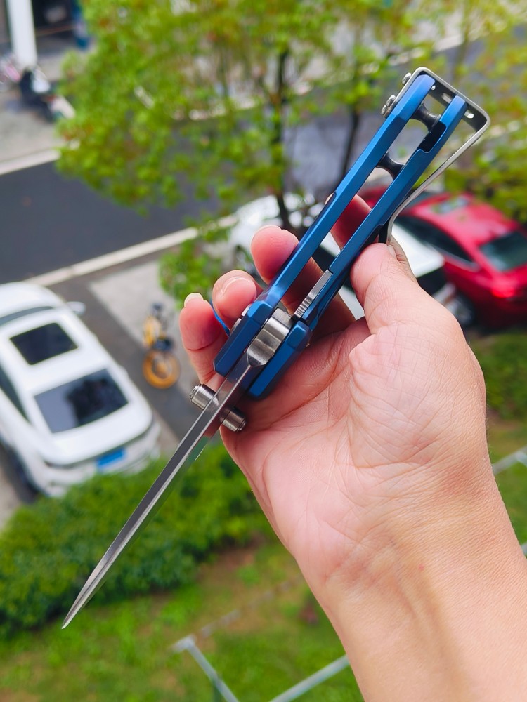 Extrema Ratio Frame N690钢 钛柄 极端武力泰坦 蓝色 3800