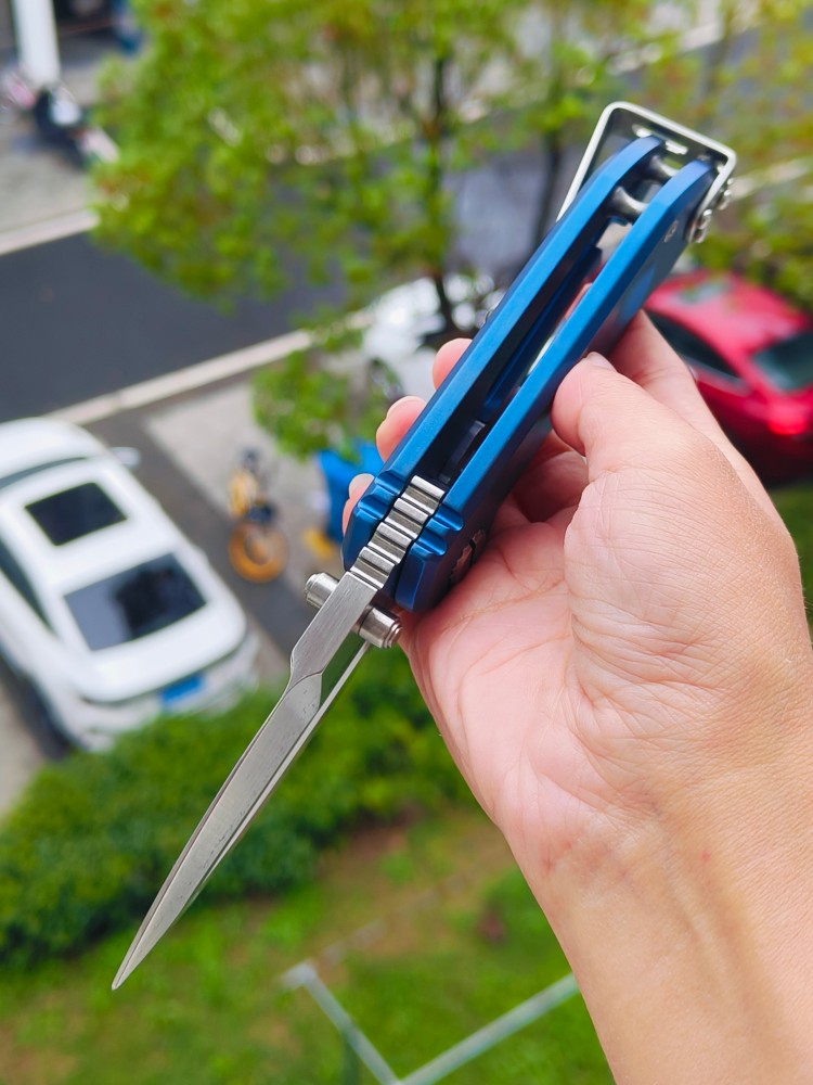 Extrema Ratio Frame N690钢 钛柄 极端武力泰坦 蓝色 3800