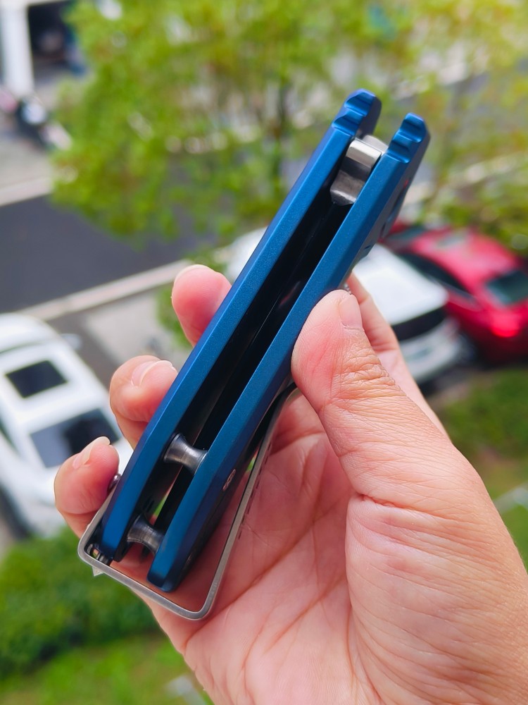 Extrema Ratio Frame N690钢 钛柄 极端武力泰坦 蓝色 3800