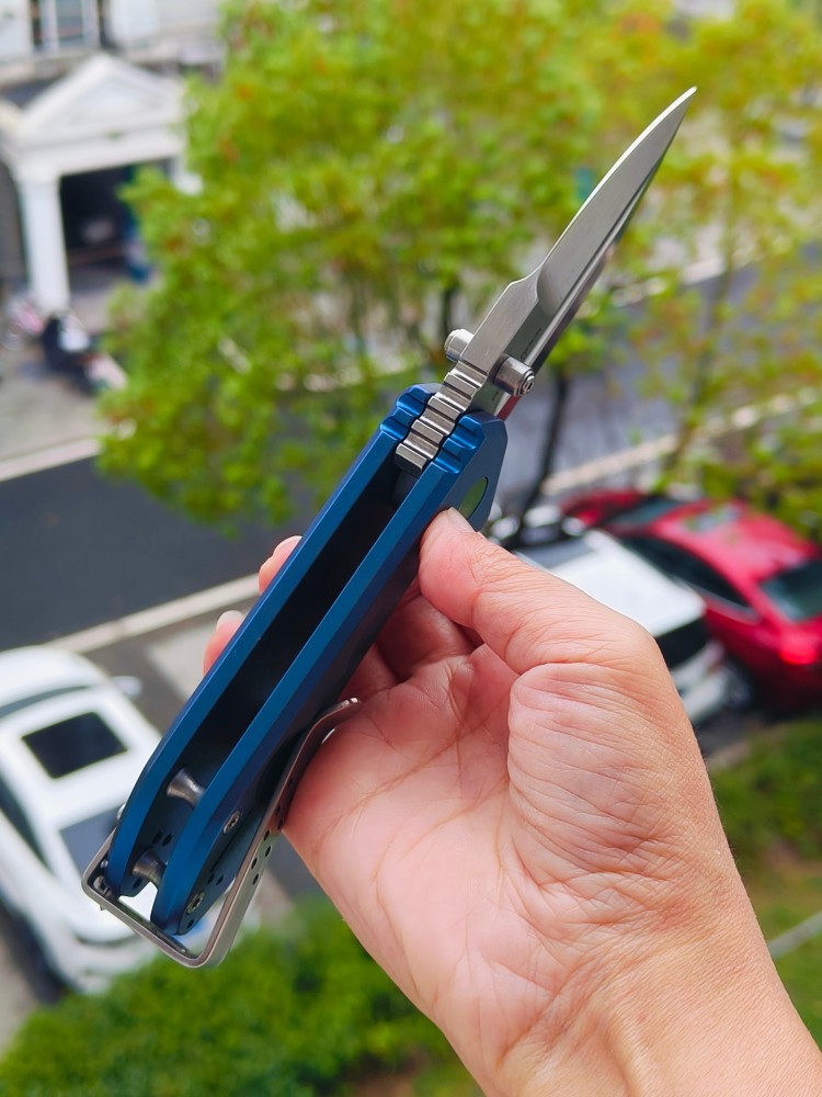 Extrema Ratio Frame N690钢 钛柄 极端武力泰坦 蓝色 3800
