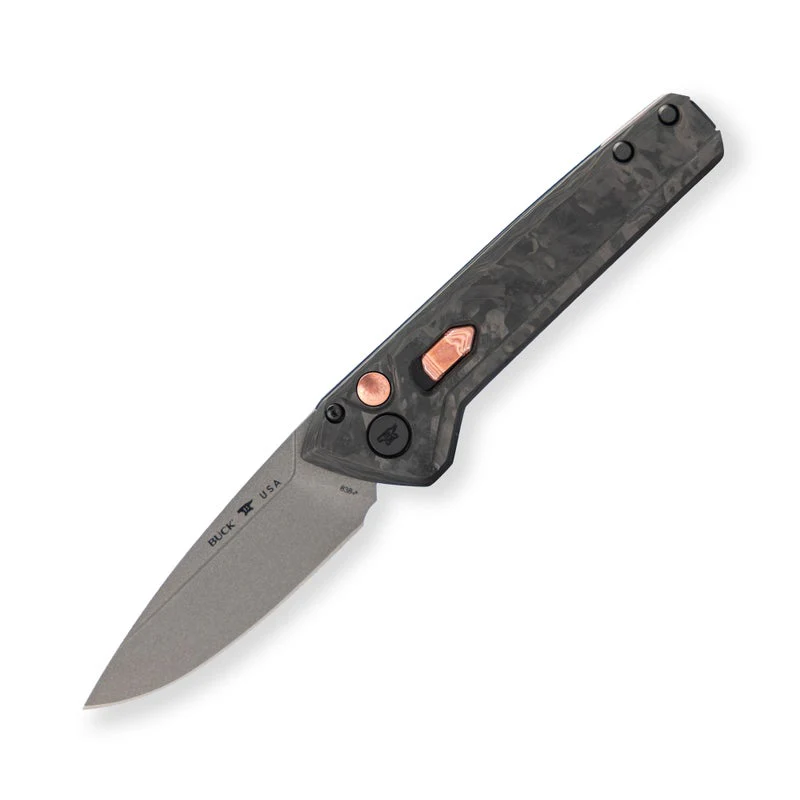 Buck 0838CFSLE-B Deploy CPM S45VN 不锈钢 碳纤维 灰色 2950