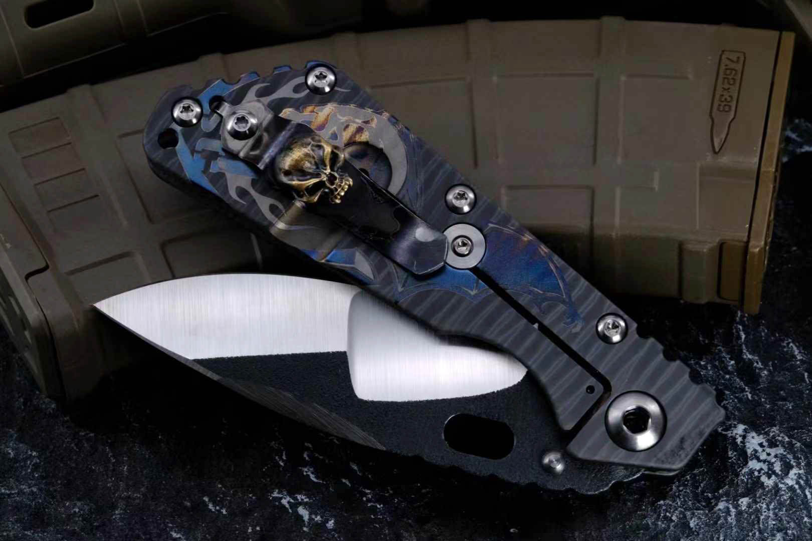 Strider SMF CTS-XHP钢 挺近者MSC版 钢火背夹 手工定制版 18000