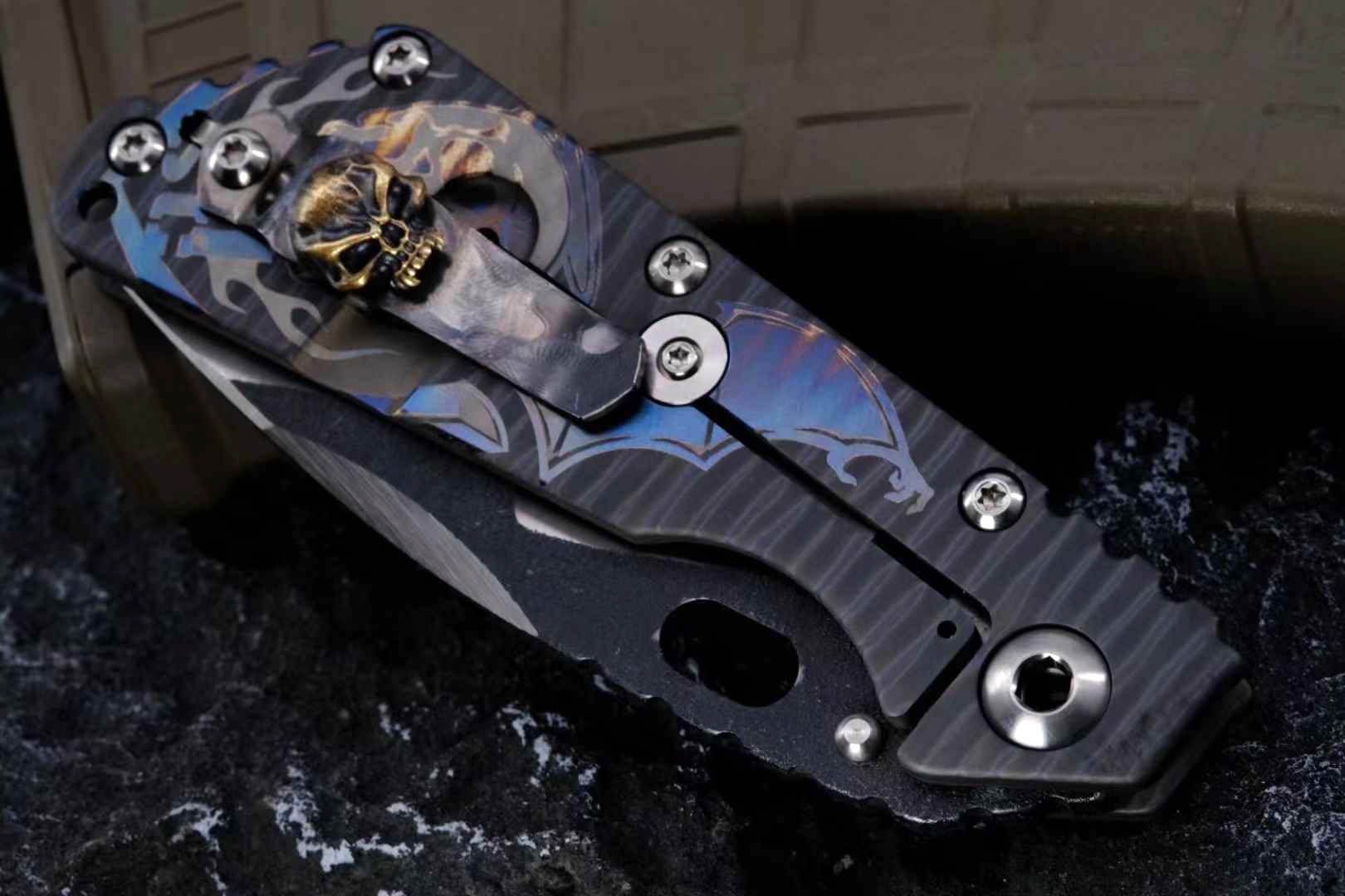 Strider SMF CTS-XHP钢 挺近者MSC版 钢火背夹 手工定制版 18000