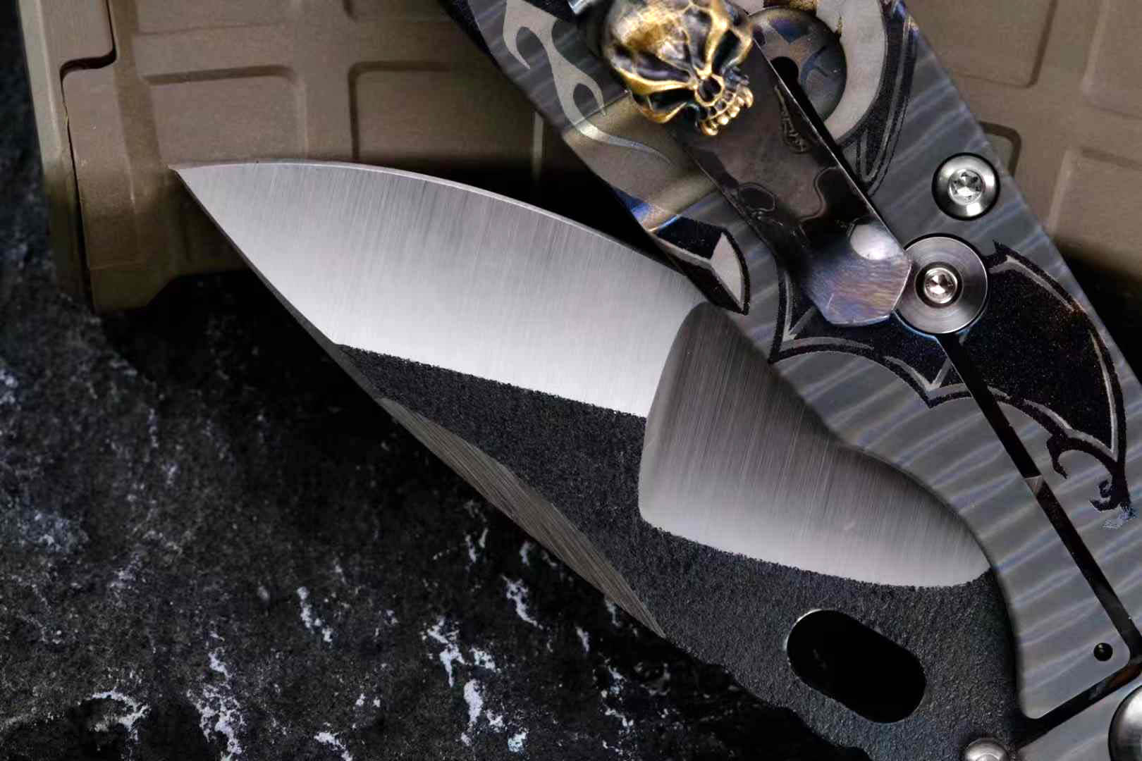 Strider SMF CTS-XHP钢 挺近者MSC版 钢火背夹 手工定制版 18000