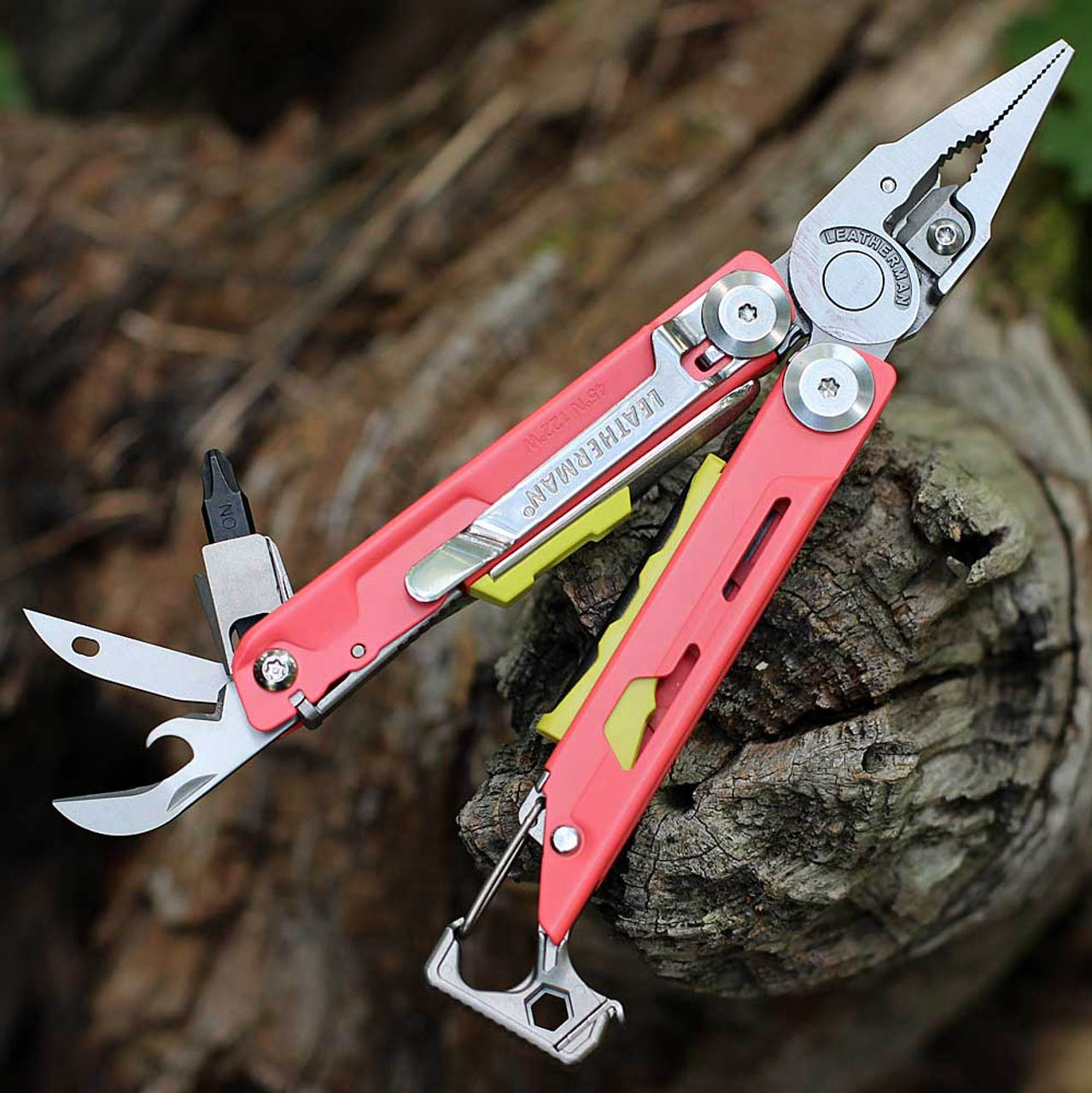 Leatherman SIGNAL™ GUAVA 莱泽曼烽火多功能组合工具 833183 番石榴红 1080