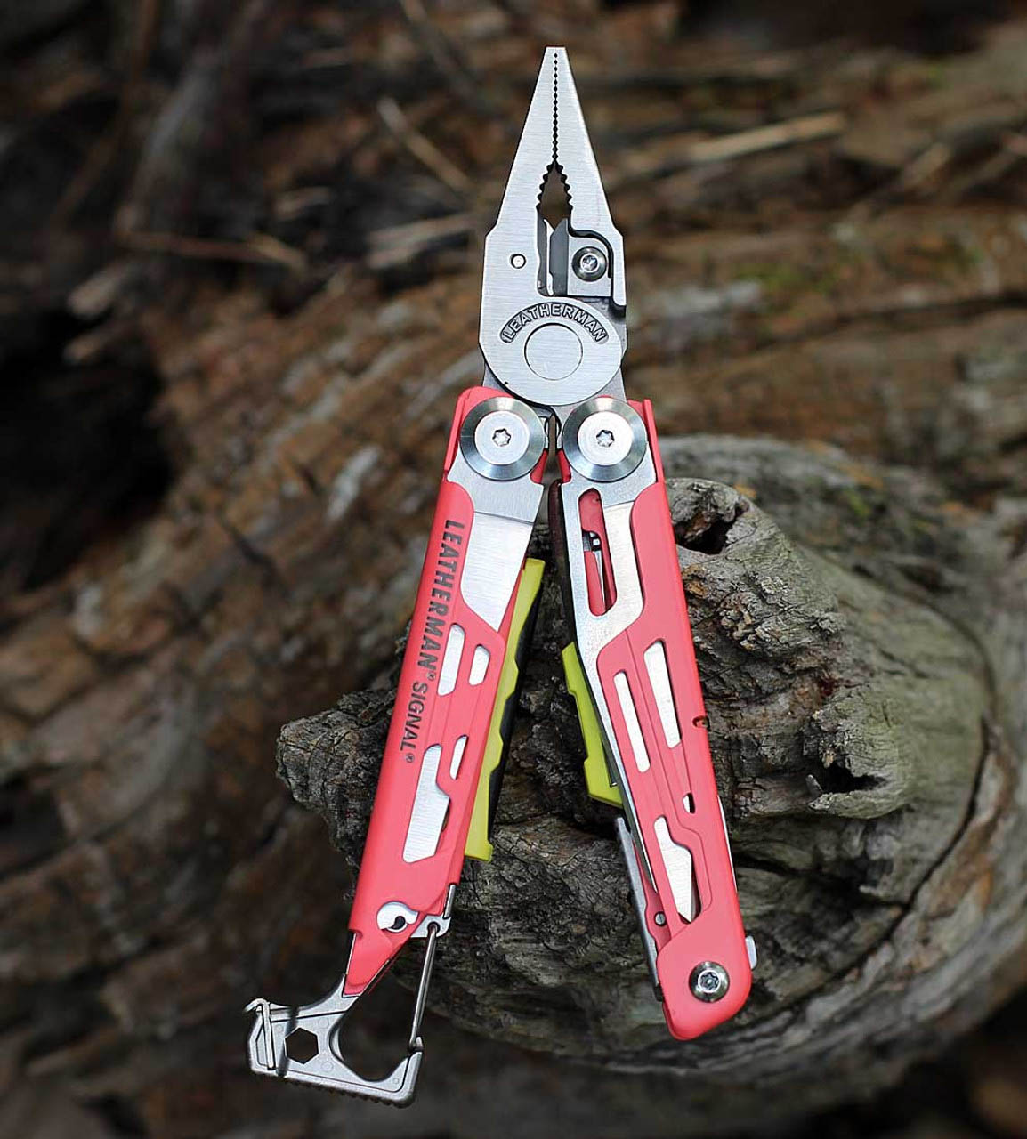 Leatherman SIGNAL™ GUAVA 莱泽曼烽火多功能组合工具 833183 番石榴红 1080
