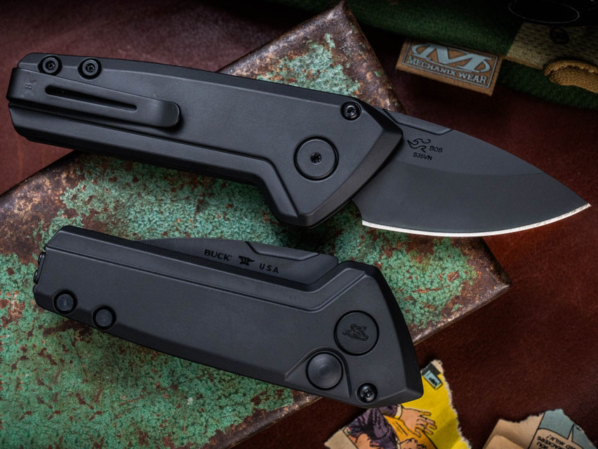 Buck 0839BKS-B Deploy CPM-S35VN 不锈钢 铝 黑色 1570