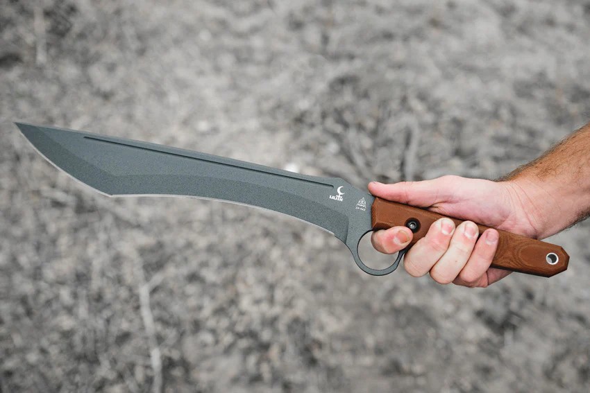TOPS Knives Lilith 1095碳钢 棕帆布米卡塔手柄 LTH-01 棕色 2680