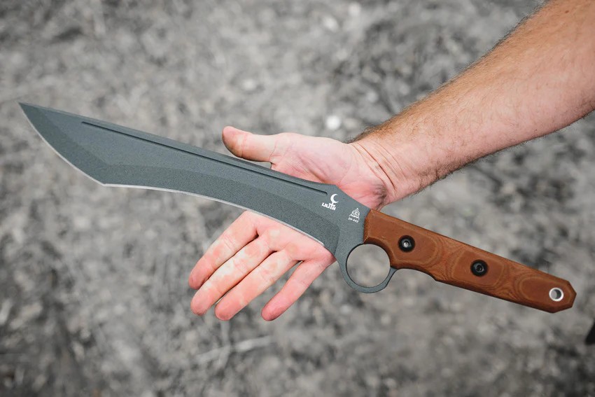 TOPS Knives Lilith 1095碳钢 棕帆布米卡塔手柄 LTH-01 棕色 2680