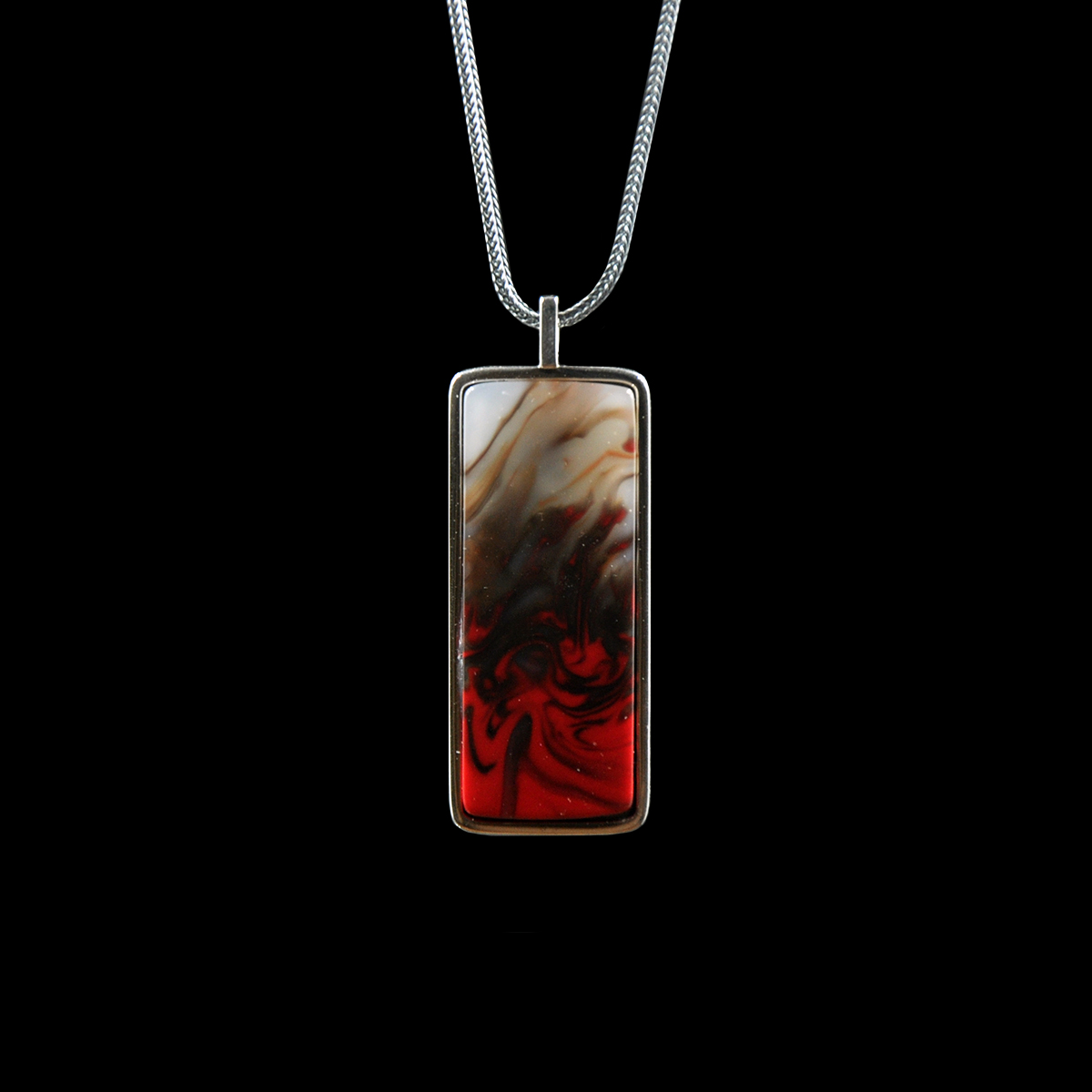 DYQ Jewelry 无忧 鸡血石 项链吊坠