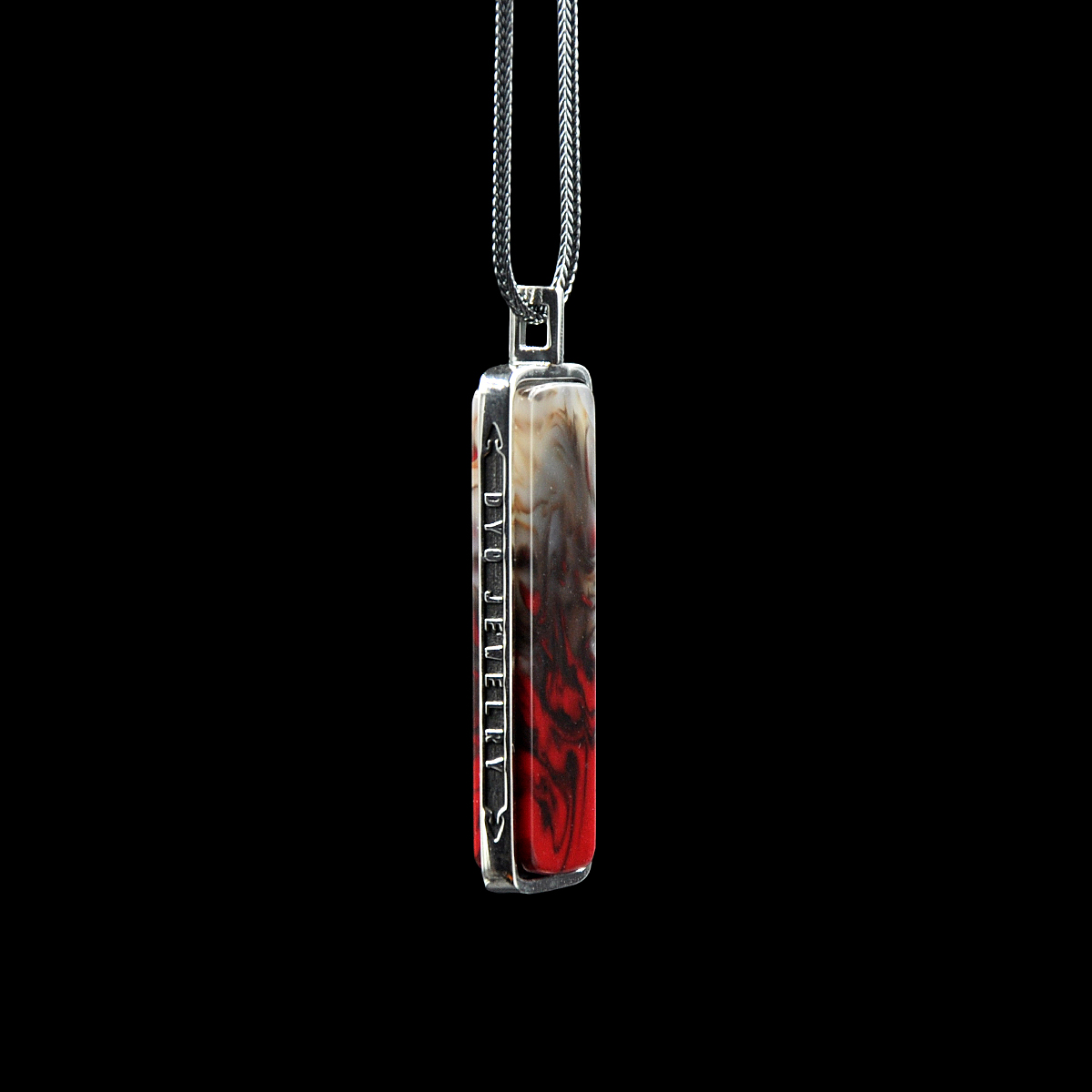 DYQ Jewelry 无忧 鸡血石 项链吊坠