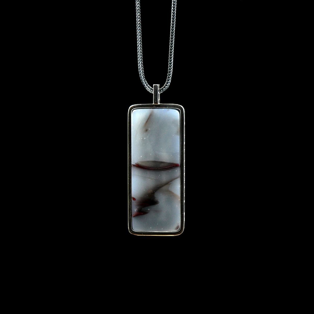 DYQ Jewelry 无忧 鸡血石 项链吊坠