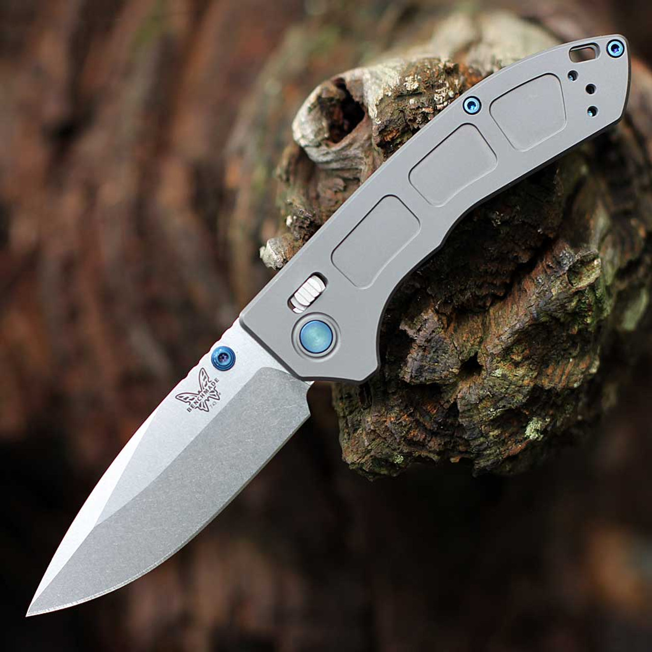Benchmade Mini Narrows AXIS CPM-20CV钢 钛合金柄 743 原色 3680